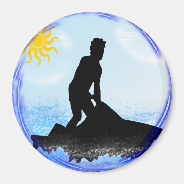 Jet Ski Dreams Magnet (Front)