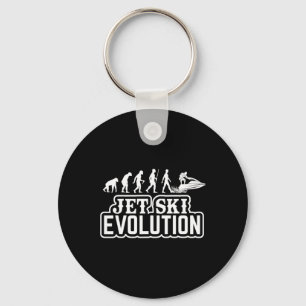 Jet Ski Evolution - Jet Skiing Lovers Sport Swimmi Key Ring