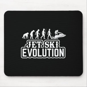Jet Ski Evolution - Jet Skiing Lovers Sport Swimmi Mouse Pad