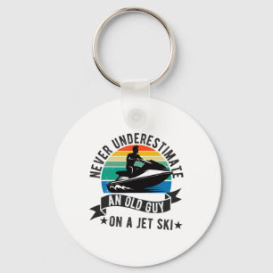 Jet Ski For Men Women Dad Boy Jet Skiing Driver Fu Key Ring