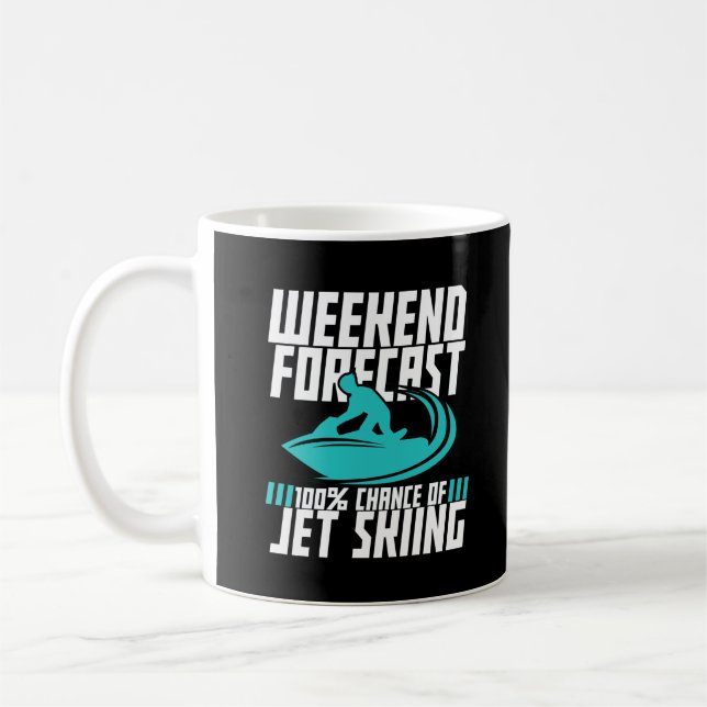 Jet Ski Funny Gift Coffee Mug (Left)