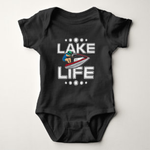 Jet Ski Gift Lake Life Beach Holiday Funny Jetski Baby Bodysuit