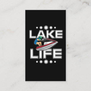 Jet Ski Gift Lake Life Beach Holiday Funny Jetski Business Card