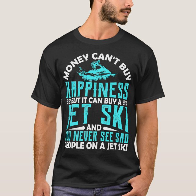 Jet Ski Gifts Kids Jet Ski Funny Men Women Birthda T-Shirt (Front)