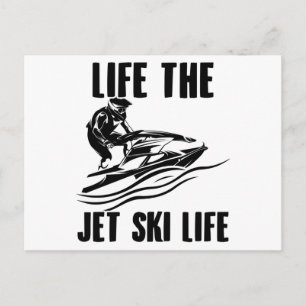 Jet Ski Jet Ski Driving Summer Jet Boat Gifts Postcard