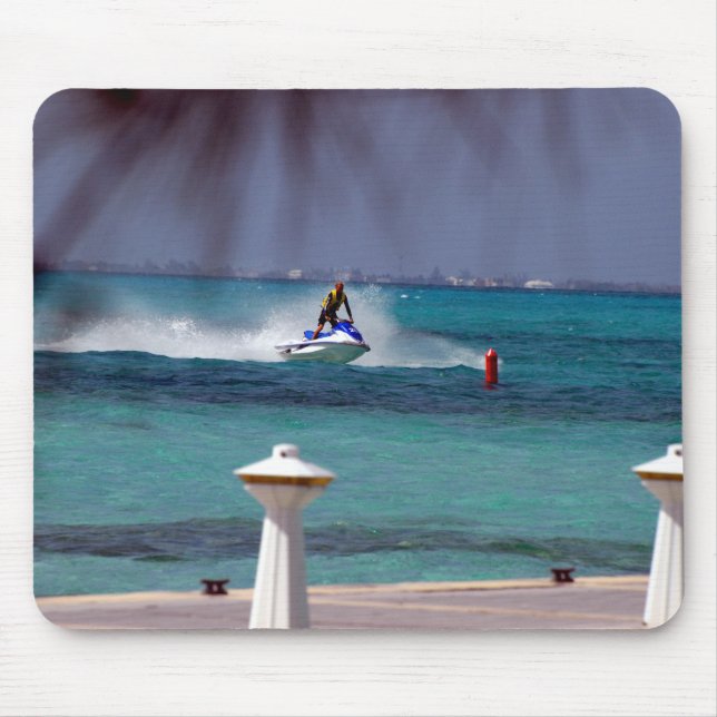 Jet Ski Paradise Mouse Pad (Front)