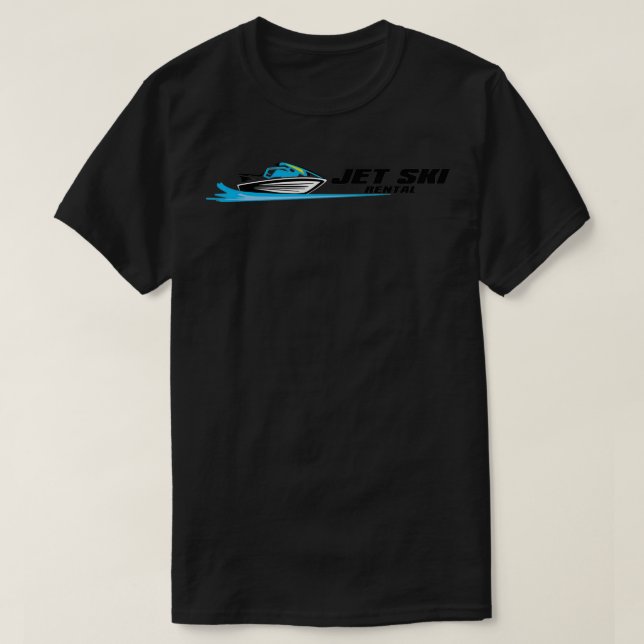 Jet Ski Rental T-Shirt (Design Front)