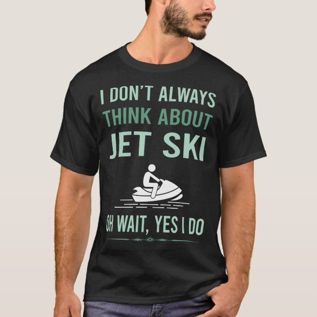 Jet Ski Skiing Water Scooter Personal Watercraft T-Shirt (Front)