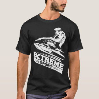 Jet Ski T  Skier Tee Skiing  etreme sport shirt 