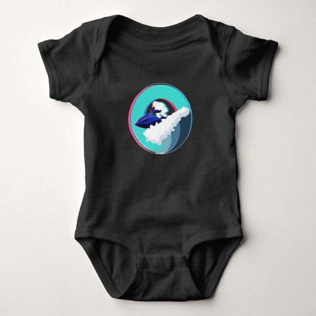Jet Ski Water Sports Watersports Baby Bodysuit (Front)