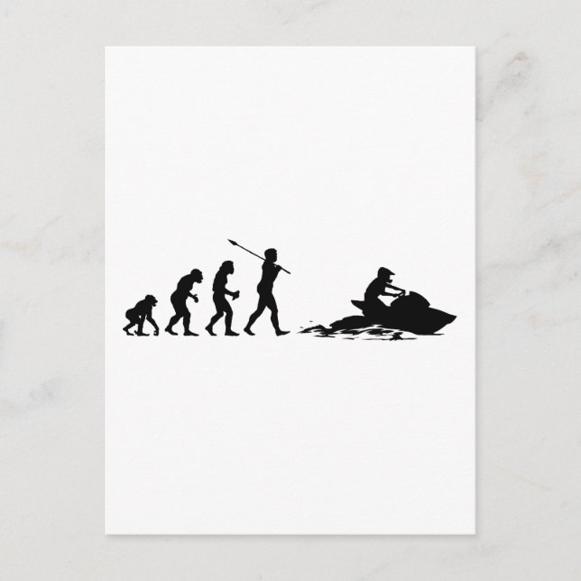 Jet Skier Postcard (Front)