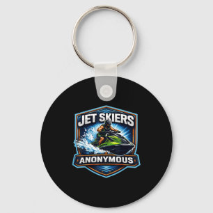 Jet skiers anonymous addicted to jet ski owner key ring