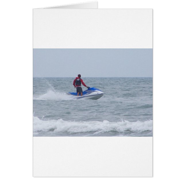 jet skiing at the beach (Front)