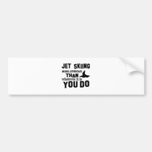 Jet Skiing awesome designs Bumper Sticker
