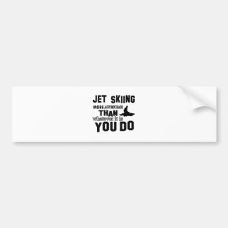 Jet Skiing awesome designs Bumper Sticker