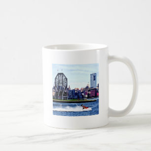 Jet Skiing by Colgate Clock Coffee Mug