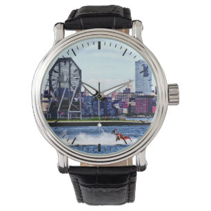 Jet Skiing by Colgate Clock Watch