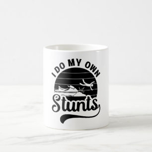 Jet Skiing I Do My Own Stunts Jet Ski Retro Jetski Coffee Mug