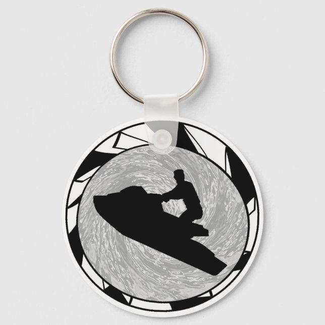 JET SKIING SOUNDER KEY RING (Front)