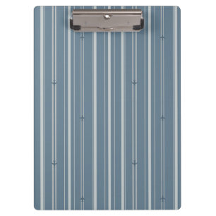 Jet Stream Stripes in Colonial Blue Clipboard