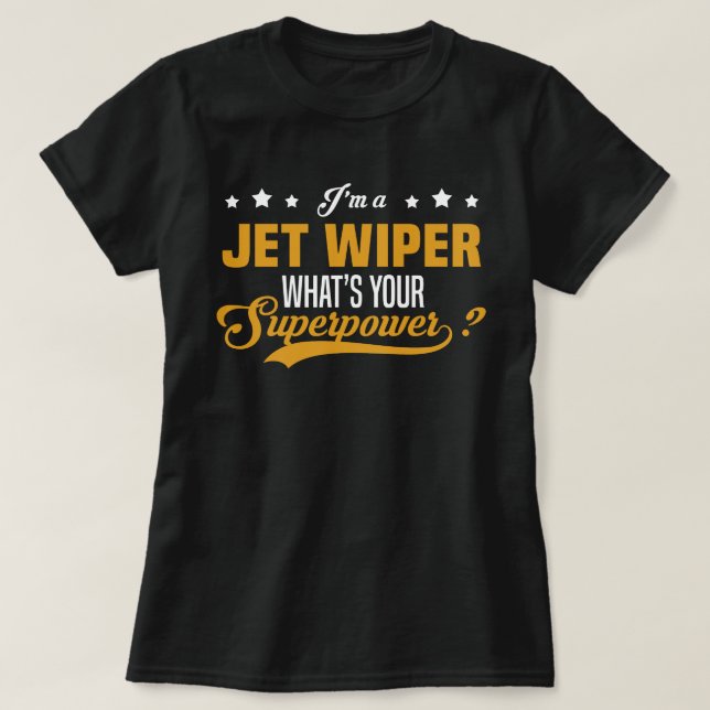 Jet Wiper T-Shirt (Design Front)