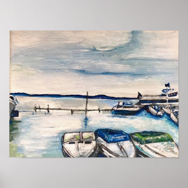 Jet X Dock, Kelley's Island  Poster (Front)