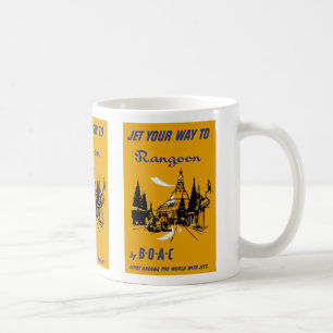Jet Your Way to Rangoon Coffee Mug