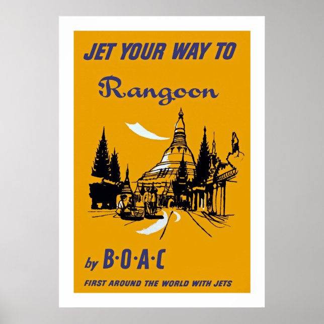 Jet Your Way to Rangoon Poster (Front)