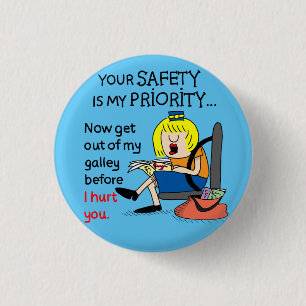 Jetlagged Comic   Your Safety Round Button