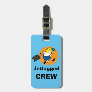 Jetlagged Crew Luggage Tag