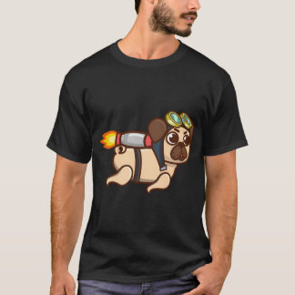 Jetpack Adventure Pug's T-Shirt