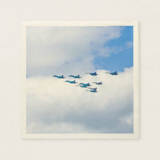 Jets Flying in Formation Napkin