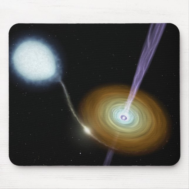 Jets of material shooting out mouse pad (Front)