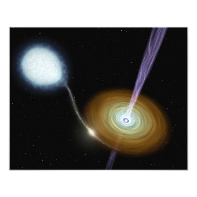 Jets of material shooting out photo print (Front)