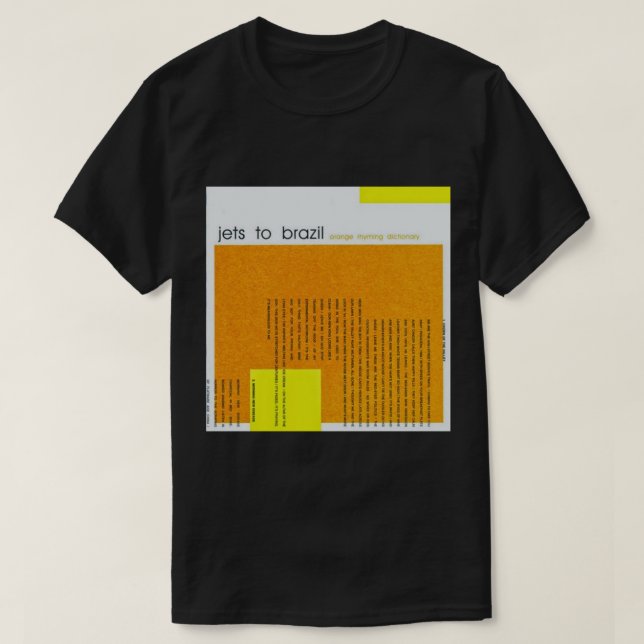 Jets To Brazil - Orange Rhyming Dictionary Classic T-Shirt (Design Front)