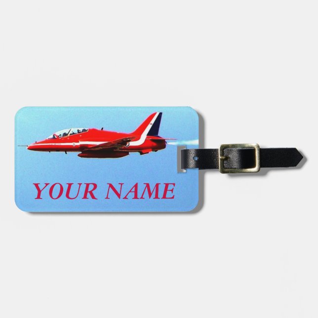 Jets Travel Luggage Tag (Front Horizontal)