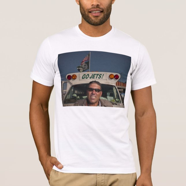 Jets vs Patriots Tail Gate Party T-Shirt (Front)