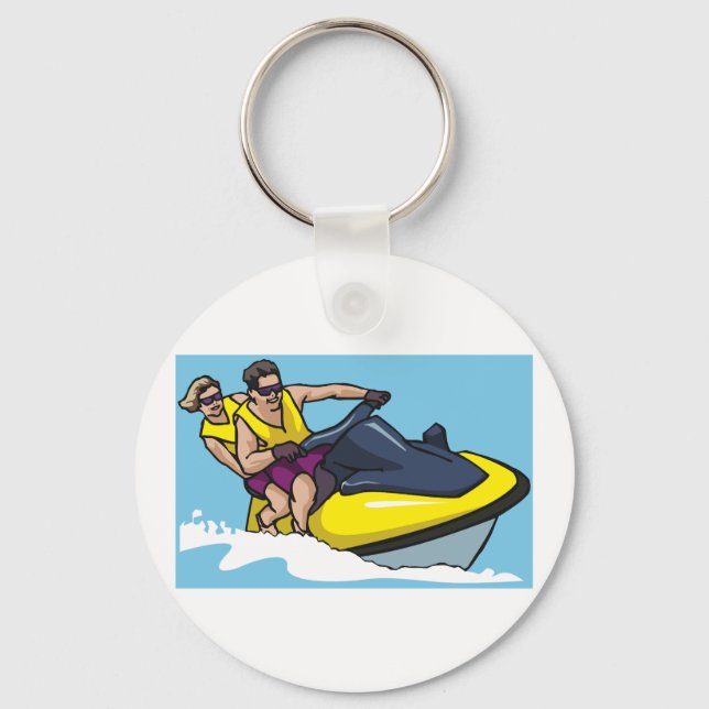 Jetski Fun Key Ring (Front)