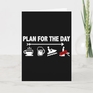 Jetski Jet Ski Skiing Love Water Sports Funny Cool Card