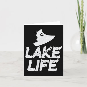 Jetski Jet Ski Skiing Love Water Sports Funny Cool Card