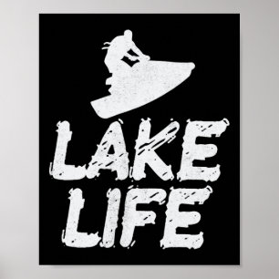 Jetski Jet Ski Skiing Love Water Sports Funny Cool Poster