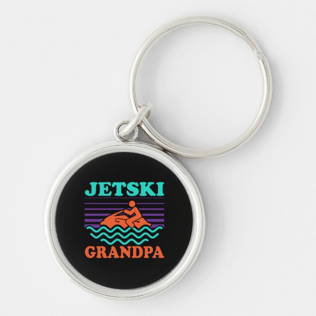Jetski - Jetski Grandpa Key Ring (Front)