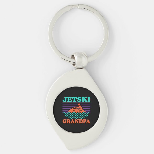 Jetski - Jetski Grandpa Key Ring (Front)