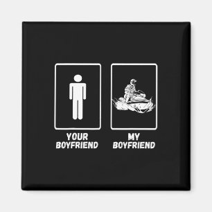Jetski My Boyfriend Jet Skiing Jet Ski Watercraft Magnet