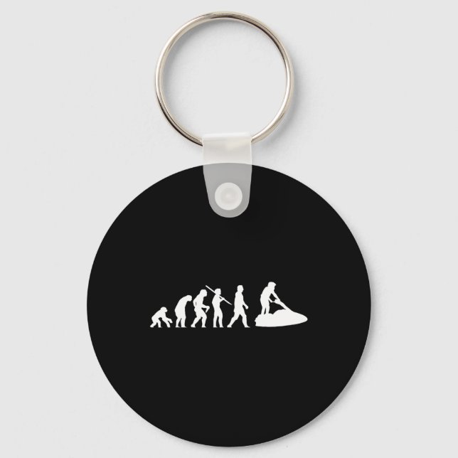 Jetski Watersport Jet Ski Skiing Evolution  Key Ring (Front)