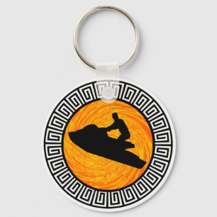 JETSKIING THE KEYS KEY RING