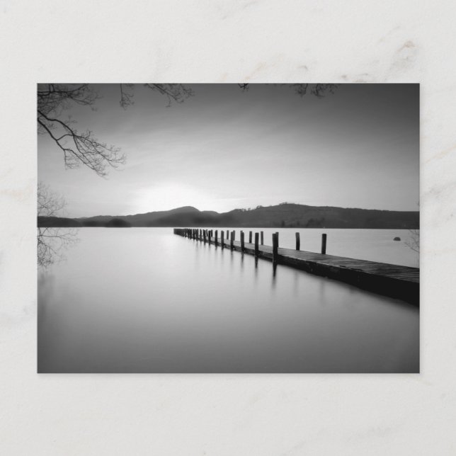 Jetty at Coniston Postcard (Front)