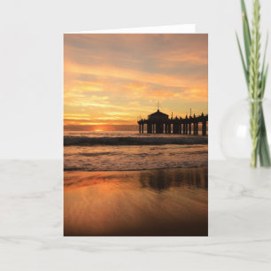 Jetty at Sunset Card
