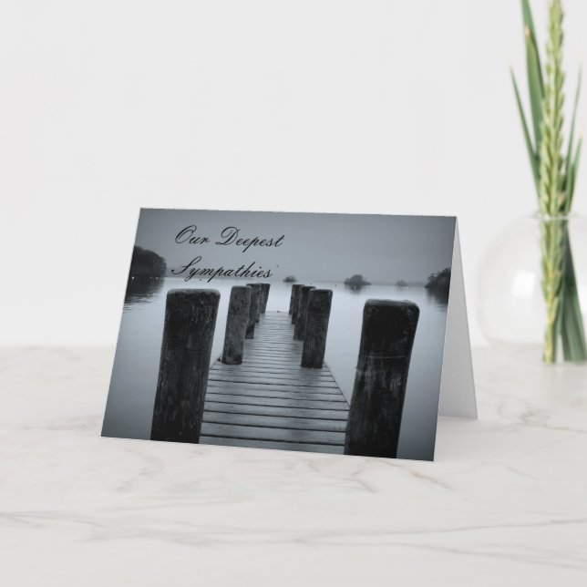 Jetty Our Deepest Sympathies Card (Front)