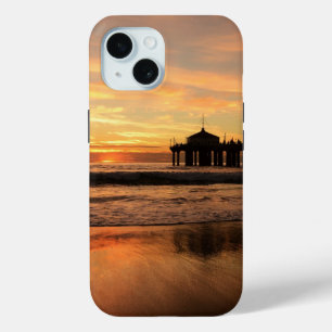 Jetty Over Ocean Beach Sunset iPhone 15 Case